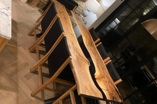 Custom Epoxy Table – Seamless Process and Stunning Design