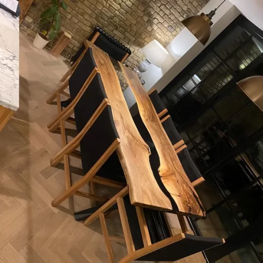 Custom Epoxy Table – Seamless Process and Stunning Design