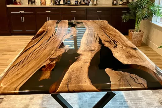 A Stunning Resin Table That Transformed Our Home