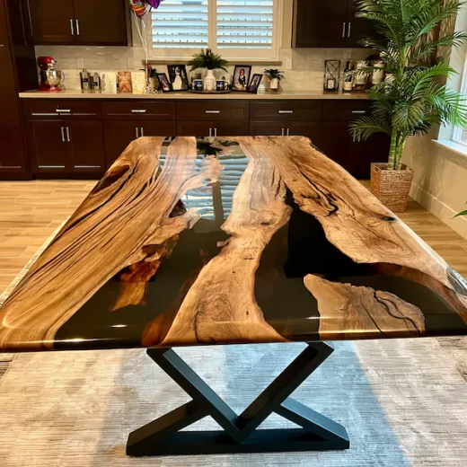 A Stunning Resin Table That Transformed Our Home